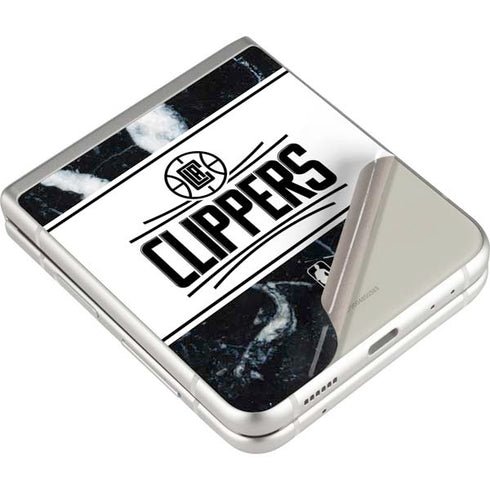 NBA LA Clippers Marble Galaxy Z Flip4 5G Skin