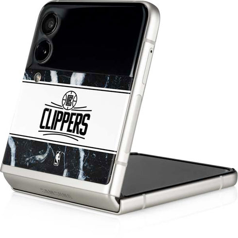 NBA LA Clippers Marble Galaxy Z Flip4 5G Skin
