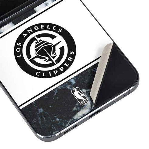 NBA LA Clippers Marble Galaxy Z Flip5 5G Skin