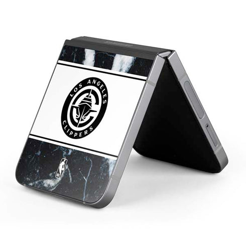 NBA LA Clippers Marble Galaxy Z Flip6 Skin
