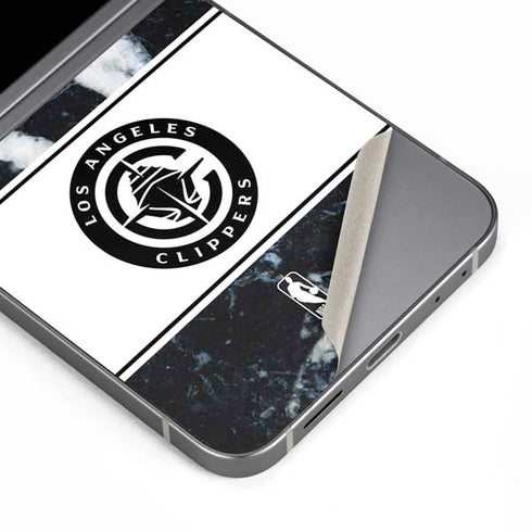 NBA LA Clippers Marble Galaxy Z Flip6 Skin