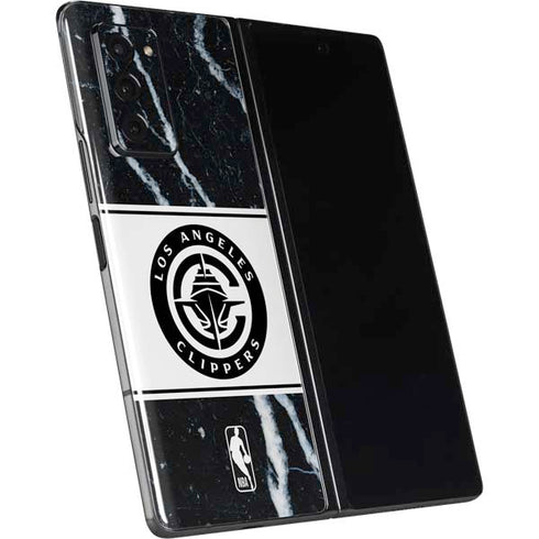NBA LA Clippers Marble Galaxy Z Fold2 5G Skin
