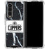 NBA LA Clippers Marble Galaxy Z Fold4 5G Clear Case
