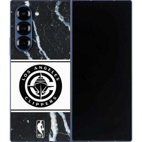 NBA LA Clippers Marble Galaxy Z Fold6 Skin