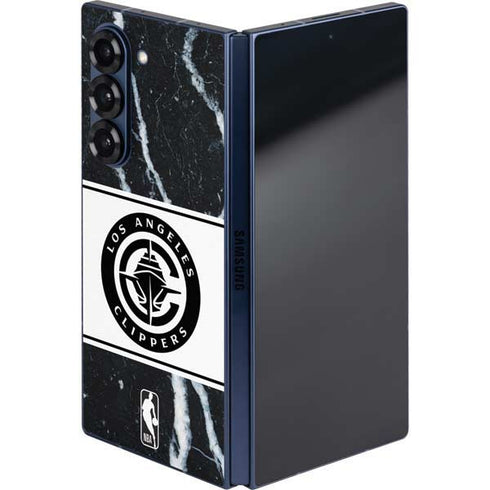 NBA LA Clippers Marble Galaxy Z Fold6 Skin