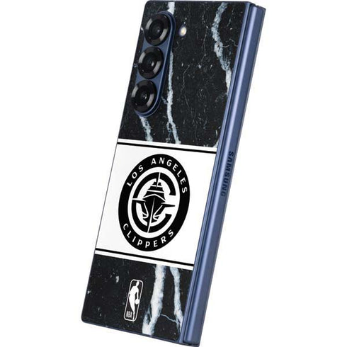 NBA LA Clippers Marble Galaxy Z Fold6 Skin