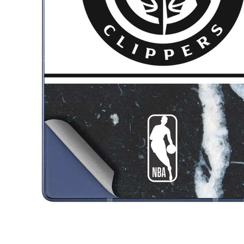 NBA LA Clippers Marble Galaxy Z Fold6 Skin