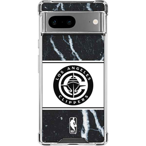 NBA LA Clippers Marble Google Pixel 8 Clear Case