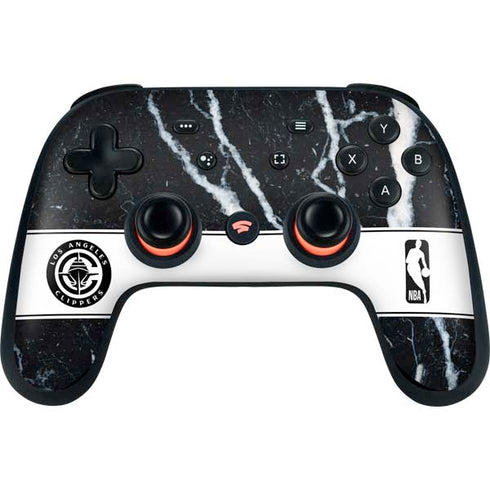 NBA LA Clippers Marble Google Stadia Controller Skin