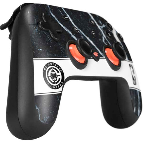 NBA LA Clippers Marble Google Stadia Controller Skin