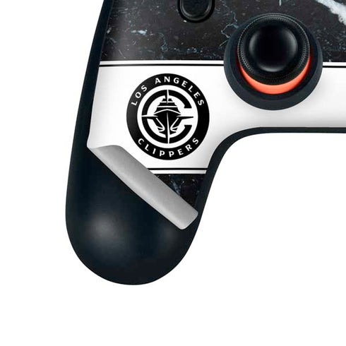 NBA LA Clippers Marble Google Stadia Controller Skin