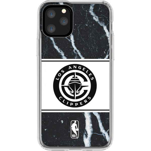 NBA LA Clippers Marble iPhone 11 Pro Clear Case