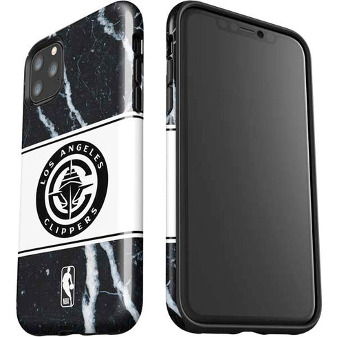 NBA LA Clippers Marble iPhone 11 Pro Max Impact Case