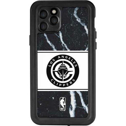 NBA LA Clippers Marble iPhone 11 Pro Waterproof Case