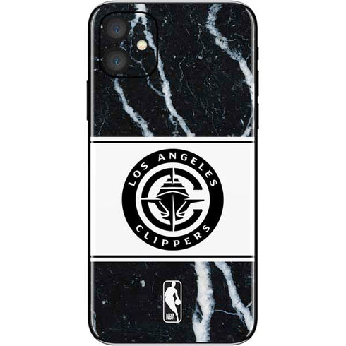 NBA LA Clippers Marble iPhone 11 Skin