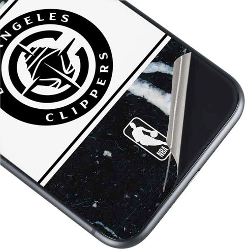 NBA LA Clippers Marble iPhone 11 Skin