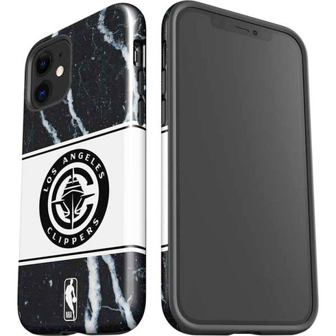 NBA LA Clippers Marble iPhone 12 Impact Case