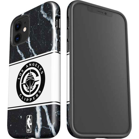 NBA LA Clippers Marble iPhone 12 Mini Impact Case