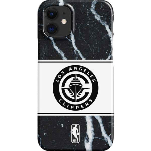 NBA LA Clippers Marble iPhone 12 Mini Lite Case