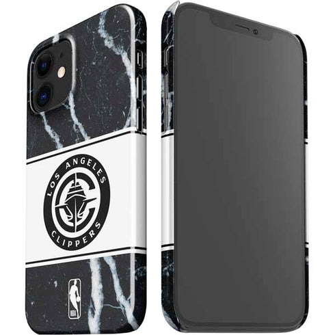 NBA LA Clippers Marble iPhone 12 Mini Lite Case