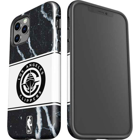 NBA LA Clippers Marble iPhone 12 Pro Impact Case