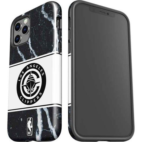 NBA LA Clippers Marble iPhone 12 Pro Max Impact Case