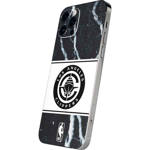 NBA LA Clippers Marble iPhone 12 Pro Skin