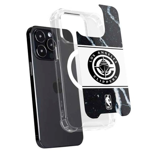 NBA LA Clippers Marble iPhone 13 Pro Max MagSafe Case