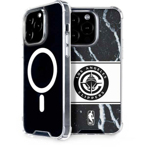 NBA LA Clippers Marble iPhone 14 Pro MagSafe Case