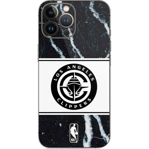 NBA LA Clippers Marble iPhone 14 Pro Max Skin