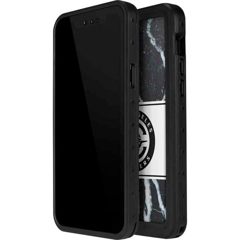 NBA LA Clippers Marble iPhone 14 Pro Waterproof Case