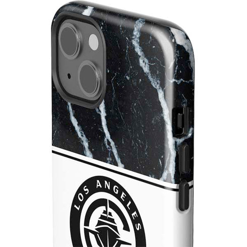 NBA LA Clippers Marble iPhone 15 Plus Impact Case