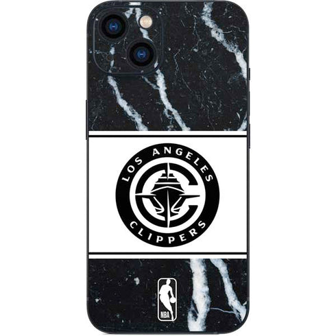 NBA LA Clippers Marble iPhone 15 Plus Skin