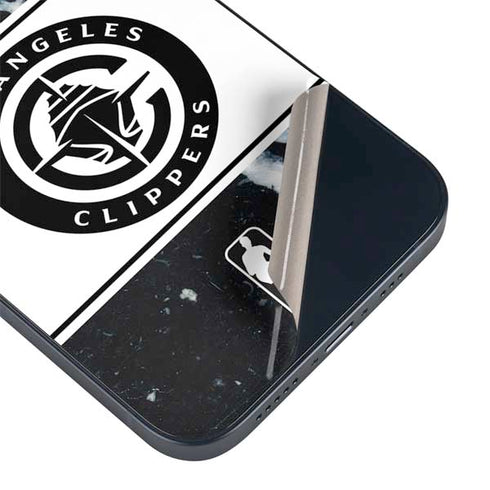 NBA LA Clippers Marble iPhone 15 Plus Skin