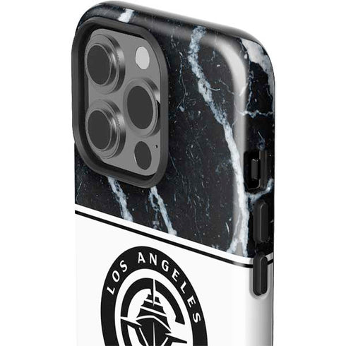 NBA LA Clippers Marble iPhone 15 Pro Impact Case