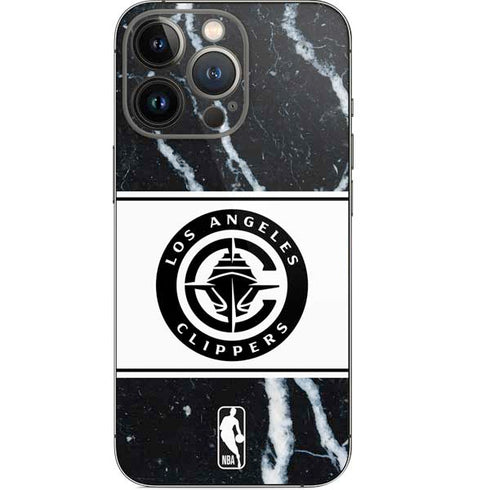 NBA LA Clippers Marble iPhone 15 Pro Skin