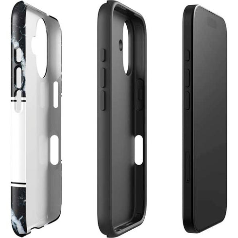 NBA LA Clippers Marble iPhone 16 Plus Impact Case