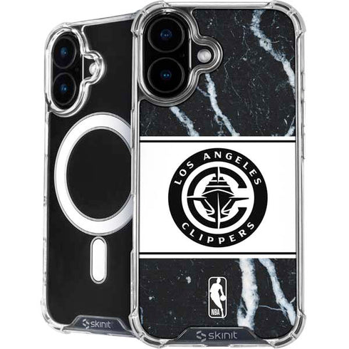NBA LA Clippers Marble iPhone 16 Plus MagSafe Case