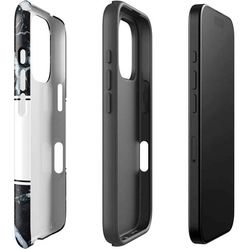 NBA LA Clippers Marble iPhone 16 Pro Impact Case