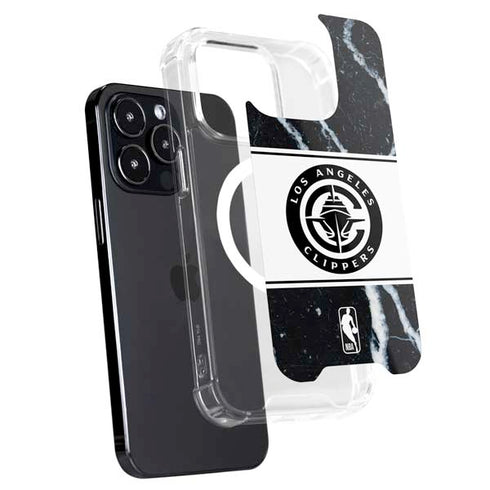NBA LA Clippers Marble iPhone 16 Pro MagSafe Case