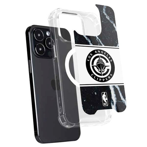 NBA LA Clippers Marble iPhone 16 Pro Max MagSafe Case