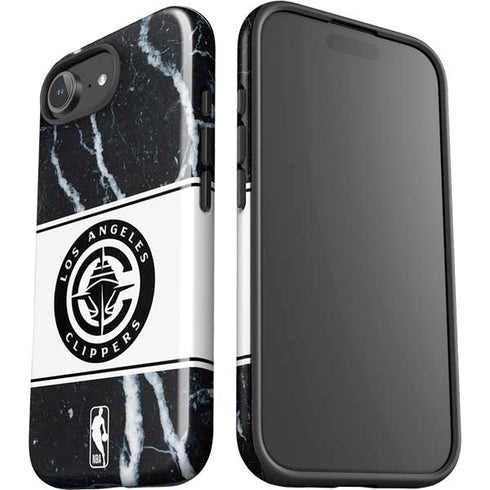 NBA LA Clippers Marble iPhone 16e Impact Case