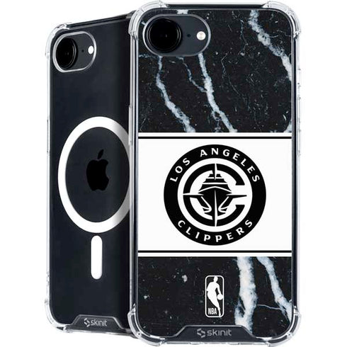 NBA LA Clippers Marble iPhone 16e MagSafe Case