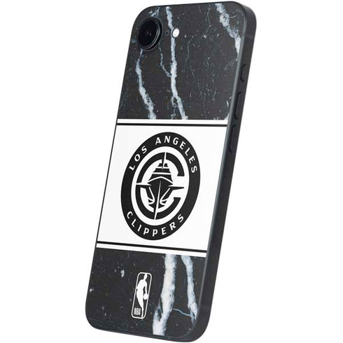NBA LA Clippers Marble iPhone 16e Skin