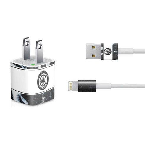 NBA LA Clippers Marble iPhone Charger (5W USB) Skin