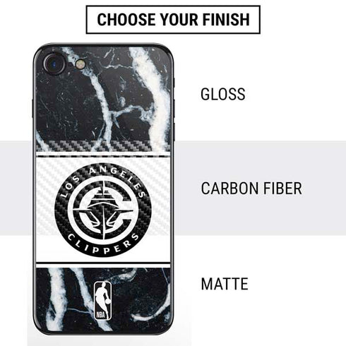 NBA LA Clippers Marble iPhone SE (2nd & 3rd Gen) Skin