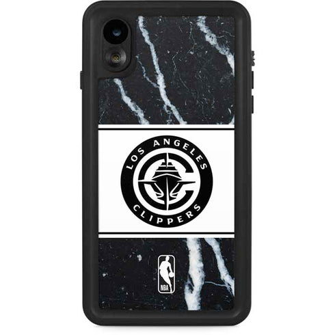 NBA LA Clippers Marble iPhone XR Waterproof Case