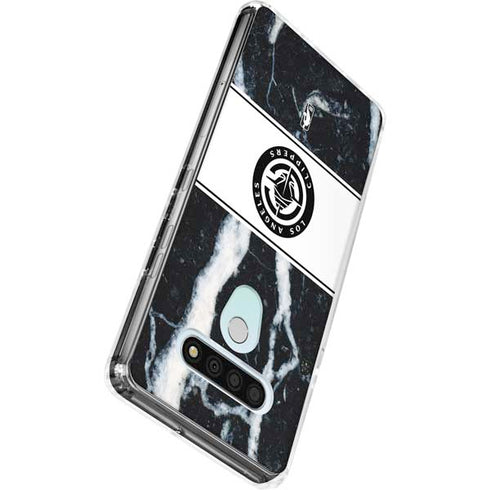 NBA LA Clippers Marble LG Stylo 6 Clear Case