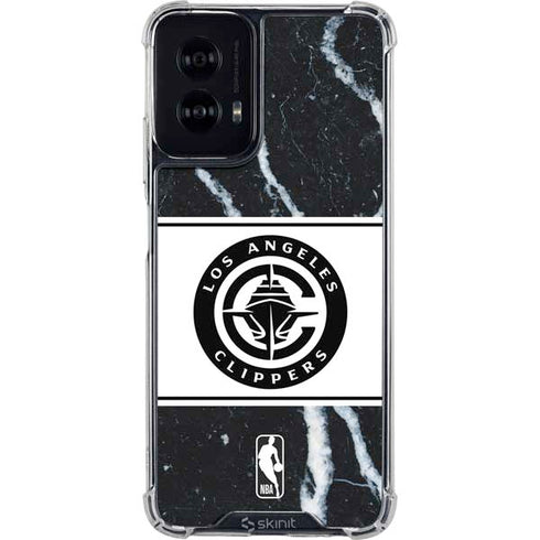 NBA LA Clippers Marble Moto G Power 5G (2024) Clear Case