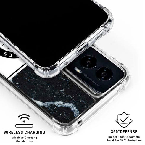 NBA LA Clippers Marble Moto G Power 5G (2024) Clear Case